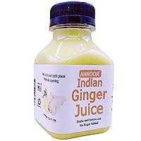 Ginger Juice by Annoor | 8.5 Fl Oz | NFC | Raw, Strong, Concentrate and No pulp. Use for Spicy, Zesty & warming kick, Soothing & refreshing ginger tea, marinade, sauces, refreshing lemonade