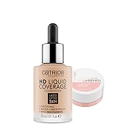 Catrice | HD Liquid Coverage Foundation 30 & Under Eye Brightener 10 Light Rose | Full Coverage Makeup | Vegan & Cruelty Free
