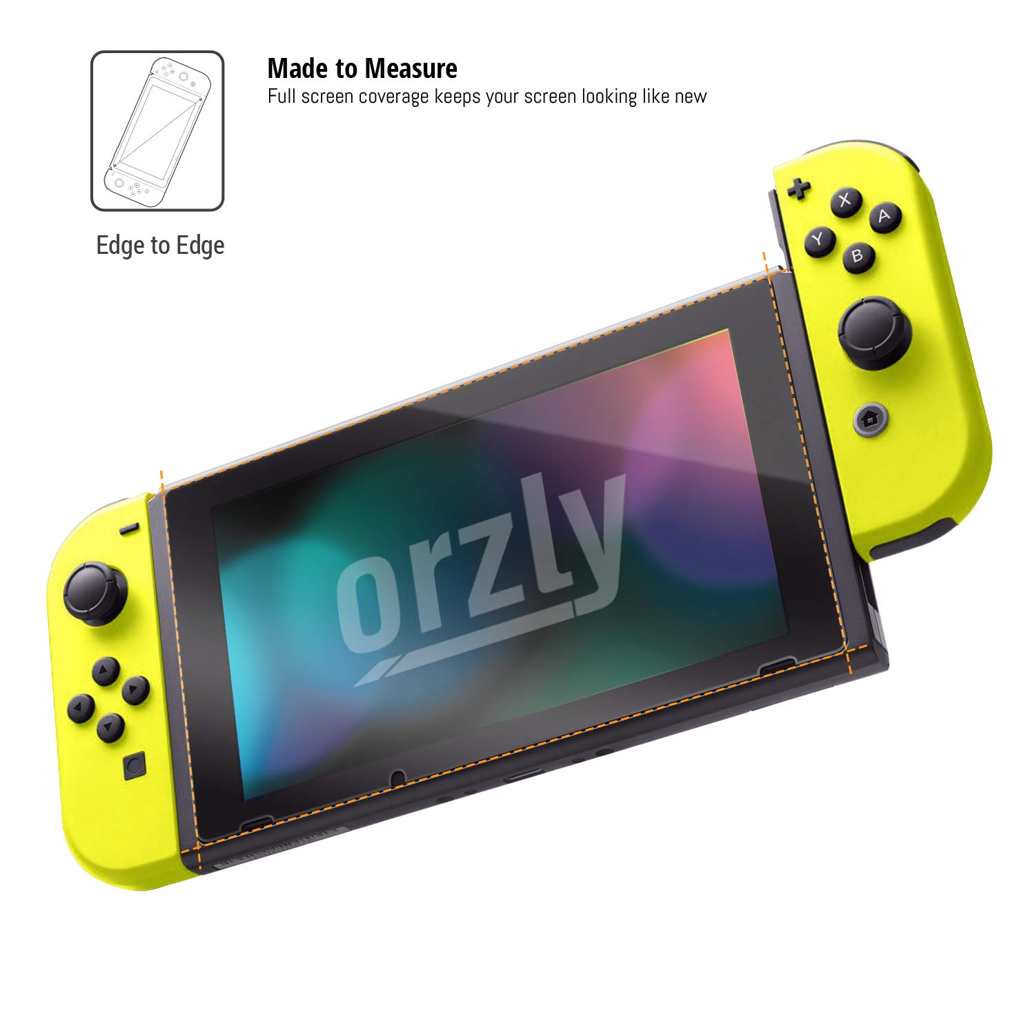 Orzly Glass Screen Protectors & VR Headset for Nintendo Switch