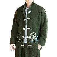 Latest Coat Modified Chinese Style Traditional Buckle Jacket Winter Wavy
