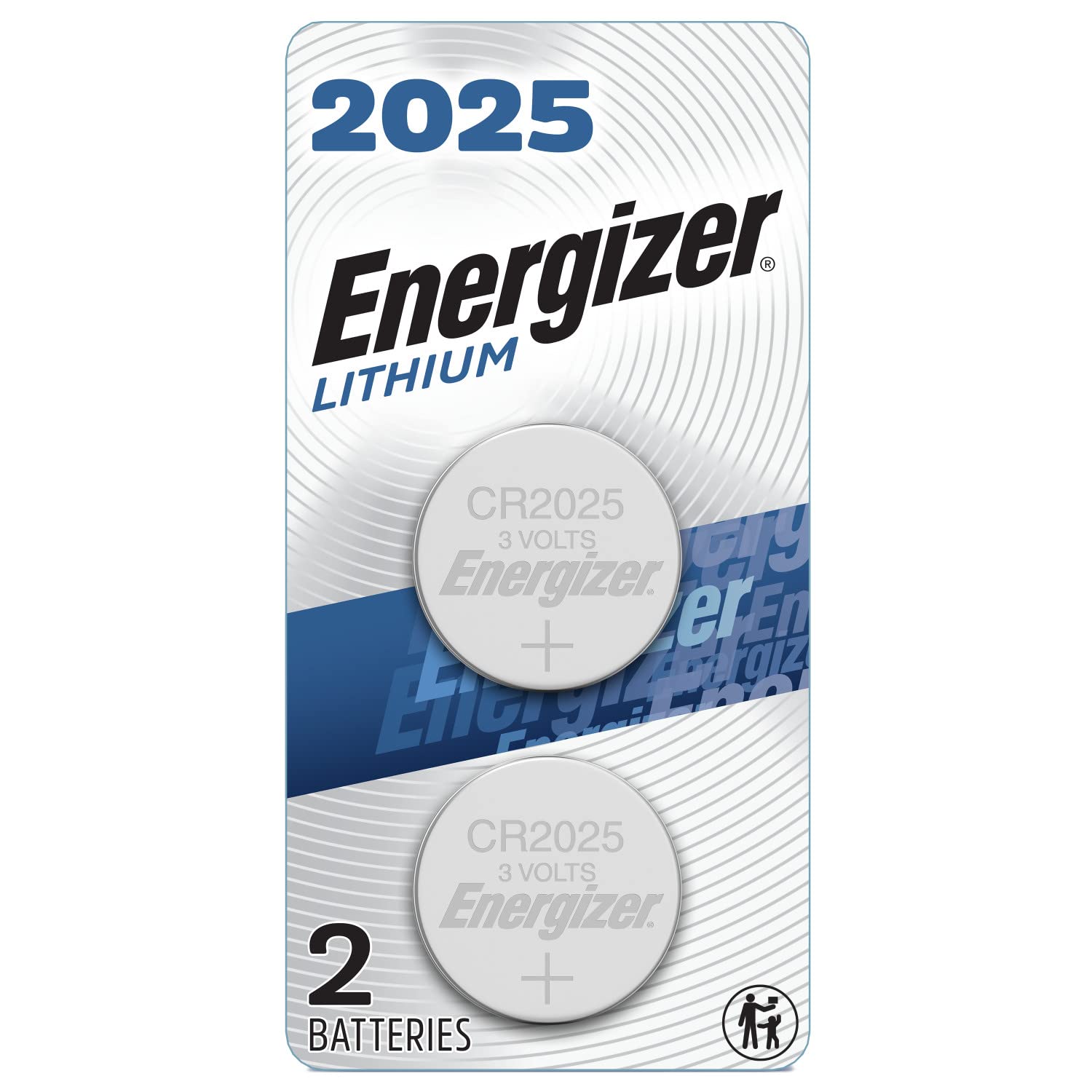 Energizer Battery, 3V Lithium Coin Cell Batteries, Packaging May Vary, Black, 2 Count
