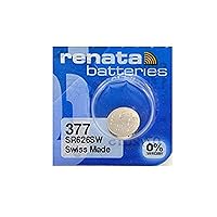 Renata Batteries 377 Silver Oxide Battery (5 Pack)