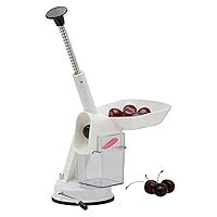 Mrs. Anderson’s Baking Deluxe Cherry Pitter with Suction Base, BPA Free, 11-Inches x 7.5-Inches x 4.5-Inches