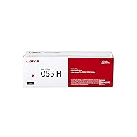 Canon Genuine Toner, Cartridge 055 Magenta, High Capacity (3018C001) 1 Pack Color imageCLASS MF741Cdw, MF743Cdw, MF745Cdw, MF746Cdw, LBP664Cdw Laser Printer