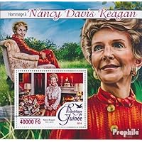 Guinea Miniature Sheet 2644 (Complete. Issue) unmounted Mint/Never hinged ** MNH 2016 Nancy Davis Reagan (Stamps for Collectors)