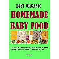 Best Organic Homemade Baby Food: Stage By Stage Single Ingredients Purees, Combination Purees, And Finger Food That Your Baby And Toddler Will Love Best Organic Homemade Baby Food: Stage By Stage Single Ingredients Purees, Combination Purees, And Finger Food That Your Baby And Toddler Will Love Kindle Paperback Hardcover