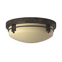 Designers Fountain 82121-WM Mission Ridge Flush Mount Ceiling Light, 2, Warm Mahogany