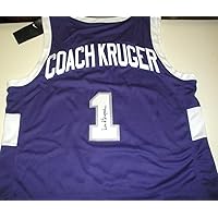 Lon Kruger Kansas State Last One W/coa Signed Official Licensed Nike Jersey - Autographed College Jerseys