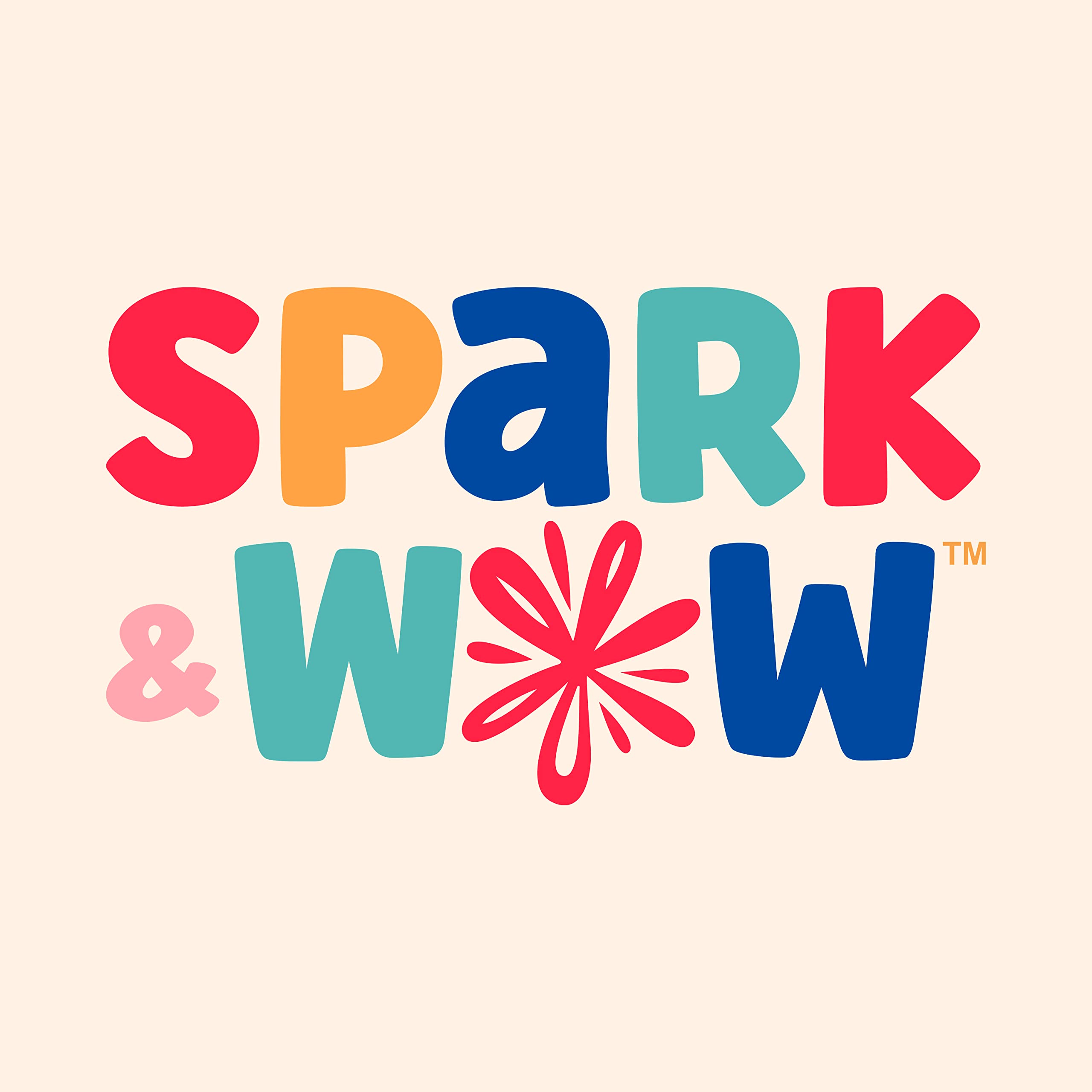 SPARK & WOW Wooden Magnets - Sea Life - Set of 20 - Magnets for Kids Ages 2+ - Cute Animal Magnets for The Fridge, Whiteboards and More