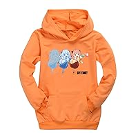 Boys Girls Spy x Family Printed Hoody Soft Cotton Tops,Casual Pullover Hoodie for Daily Wear (2-16 Years)