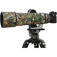 ROLANPRO Waterproof Lens Cover Camouflage Rain Cover for Sony FE 200-600mm F5.6-6.3 G OSS Lens Protective Case Guns Clothing-#27 Jungle Waterproof