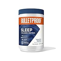 Bulletproof Vanilla Sleep Collagen Peptide Powder, 10.4 Ounces, Keto Supplement for Better Sleep and Collagen Protein for Healthy Skin, Bones and Joints