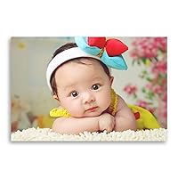 TSFTEC Cute Baby Poster For Pregnant Women Expecting Mothers Wall Poster2 (3) Canvas Painting Wall Art Poster for Bedroom Living Room Decor 08x12inch(20x30cm) Unframe-style