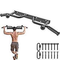 Heavy Duty Wall Mounted Doorway Pull Up Bar, Multifunctional Chin Up Bar, Portable Fitness Door Bar, Body Workout Home Gym System