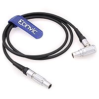 Eonvic Power Cable for DJI R2 to RED Epic/Scarlet & Epic Helium Weapon DSMC2 Camera 1B 6pin 4+2 Male to Right Angle 1B 6pin 4+2 Female (Right Angle Cable)