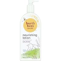 Burt's Bees Baby Nourishing Lotion with Lavender, Calming Baby Lotion, Pediatrician Tested, 99.0% Natural Origin, 12 Ounces