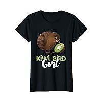 New Zealand Bird Kiwi Bird Girl Flightless Bird Kiwi Fruit T-Shirt