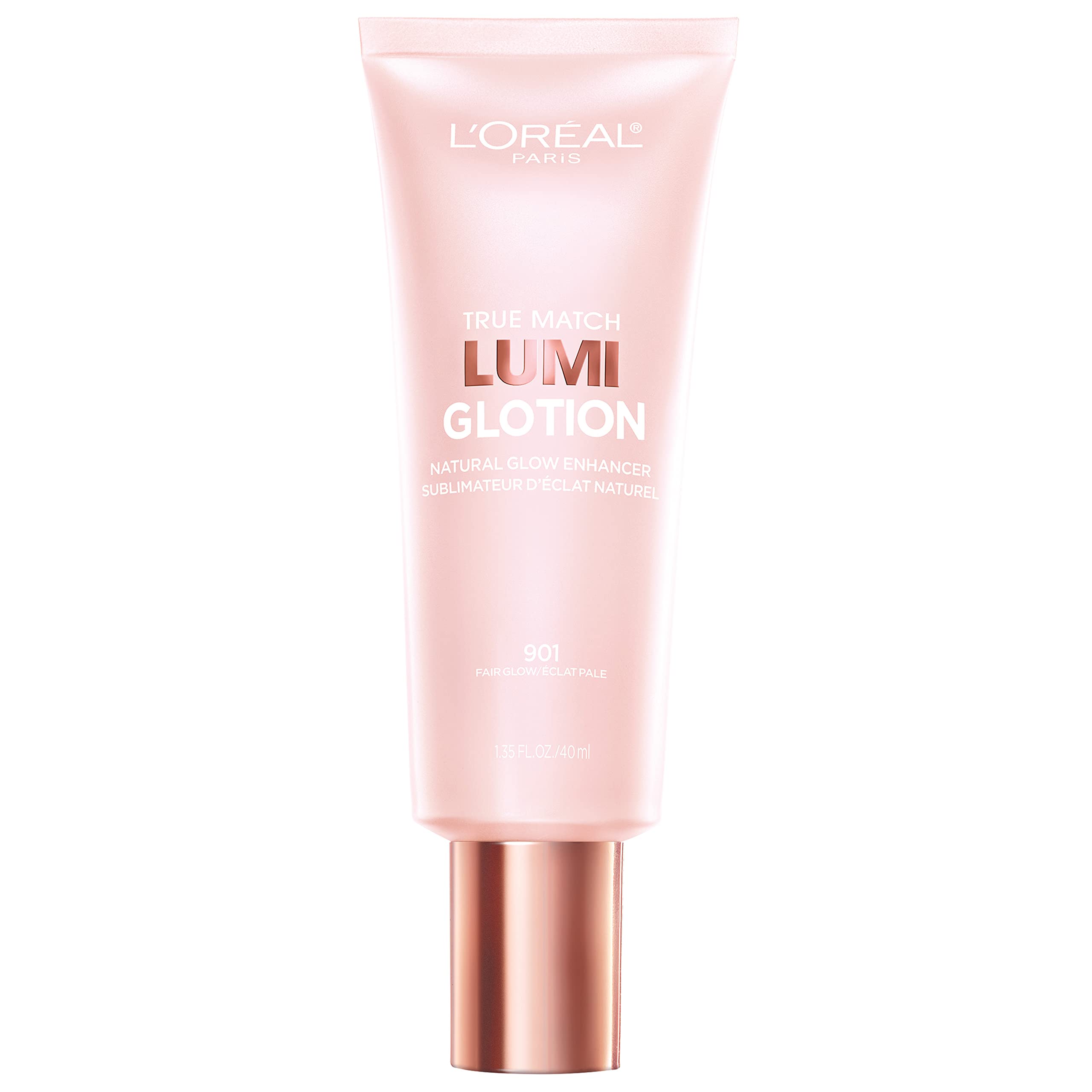 L’Oréal Paris Makeup True Match Lumi Glotion, Natural Glow Enhancer, Illuminator Highlighter Skin Tint, for an All Day Radiant Glow, Fair, 1.35 Ounces