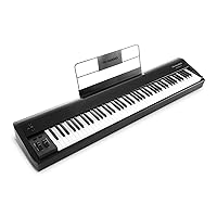 Hammer 88 - USB MIDI Keyboard Controller with 88 Hammer Action Piano Style Keys Including A Studio Grade Recording Software Suite