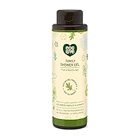 ecoLove - Natural Moisturizing Body Wash for Dry Skin - With Organic Cucumber - No SLS or Parabens - Vegan and Cruelty-Free Shower Gel, 17.6 oz