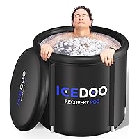 Upgrade 119 Gallon Capacity Ice Bath Tub for Athletes and Fitness Enthusiasts, Multi-Layered Portable Cold Plunge Tub for Recovery and Cold Water Therapy, Suitable for Outdoor or Indoor Use