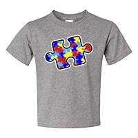 Autism Awarness Big Puzzle Symbol Autism Awareness Men's T-Shirt