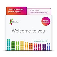 Premium Membership Bundle - DNA Kit with Personal Genetic Insights Including Health + Ancestry Service Plus 1-Year Access to Exclusive Reports (Before You Buy See Important Test Info Below)