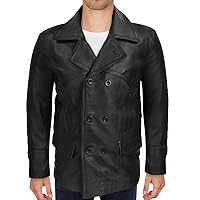 Mens Retro Designer Classic Real Leather Winter Jackets And Coats