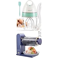 HOT DEAL Electric Egg Beater Bundle with Shaved Ice Maker