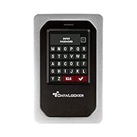 DataLocker DL4 FE 1 TB Password Protected Hardware Encrypted HDD, Easy Screen Guided Use, AES 256, IP64 Dust, TAA Compliant Trusted Supply Chain, OS Independent, USB-C/USB-A
