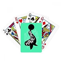 Black Seal Animal Outline Natural Poker Playing Magic Card Fun Board Game