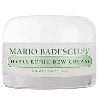 Mario Badescu Oil Free Hyaluronic Dew Cream | Hydrating Face Cream Formulated with Squalane for a Dewy Glow | 1.5 Oz