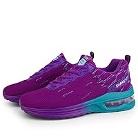 Women's Running Shoes Breathable air Cushion Sneakers Purple