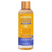 Cantu Flaxseed Smoothing Oil 3.4 Ounce (100ml) (Pack of 3)