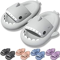 Shark Slides for Kids, Upgrade Cute Slippers Cloud Shark Slides Non-Slip Thick Sole Shark Sandals Comfy Cute Slide Quick Dry Shark Shoes