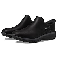 Skechers Women's Easy Going-Modern Hour-Hands Free Slip-Ins Ankle Boot, Black, 5 Wide
