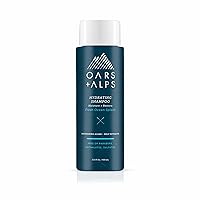 Oars + Alps Men's Sulfate Free Hair Shampoo, Infused with Kelp and Algae Extracts, Fresh Ocean Splash, 13.5 Fl Oz Each