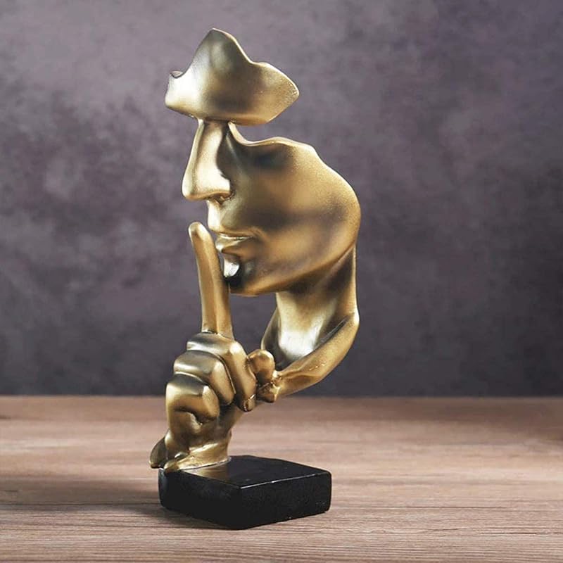 Mua aboxoo Thinker Statue, Silence is Gold Abstract Art Figurine ...