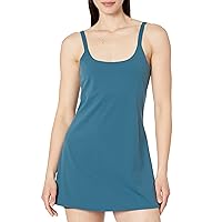 prAna Luxara Dress Bluefin MD (Women's 8-10)