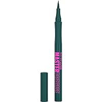 Master Precise All Day Liquid Eyeliner, Waterproof Eyeliner Makeup for up to 30HR Wear, Emerald Green, 1 Count