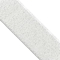 Flat Elastic Band 3 Meters 30mm Wide Stretch Strap High Elastic Fabric Band for Sewing Waistband Clothes DIY Projects (White)