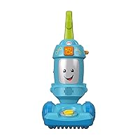 Fisher-Price Toddler Toy Laugh & Learn Light-Up Learning Vacuum Musical Push Along for Pretend Play Infants Ages 1+ Years​