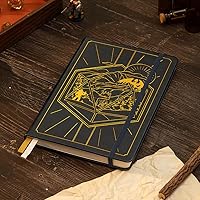 GlassStaff DnD 5e Character Notebook Journal – Player journal – Character sheet - PU leather journal dnd - Dungeons and Dragons Quest - dnd character sheets (Blue)