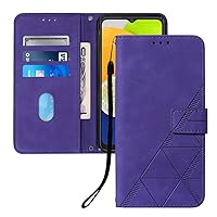 Samsung Galaxy S24 Ultra 5G Phone Case, Samsung S24 Ultra PU Leather Wallet Case Credit Cards Holder Kickstand Shockproof Flip Magnetic Protection Cover for Galaxy S24 Ultra Purple YBS