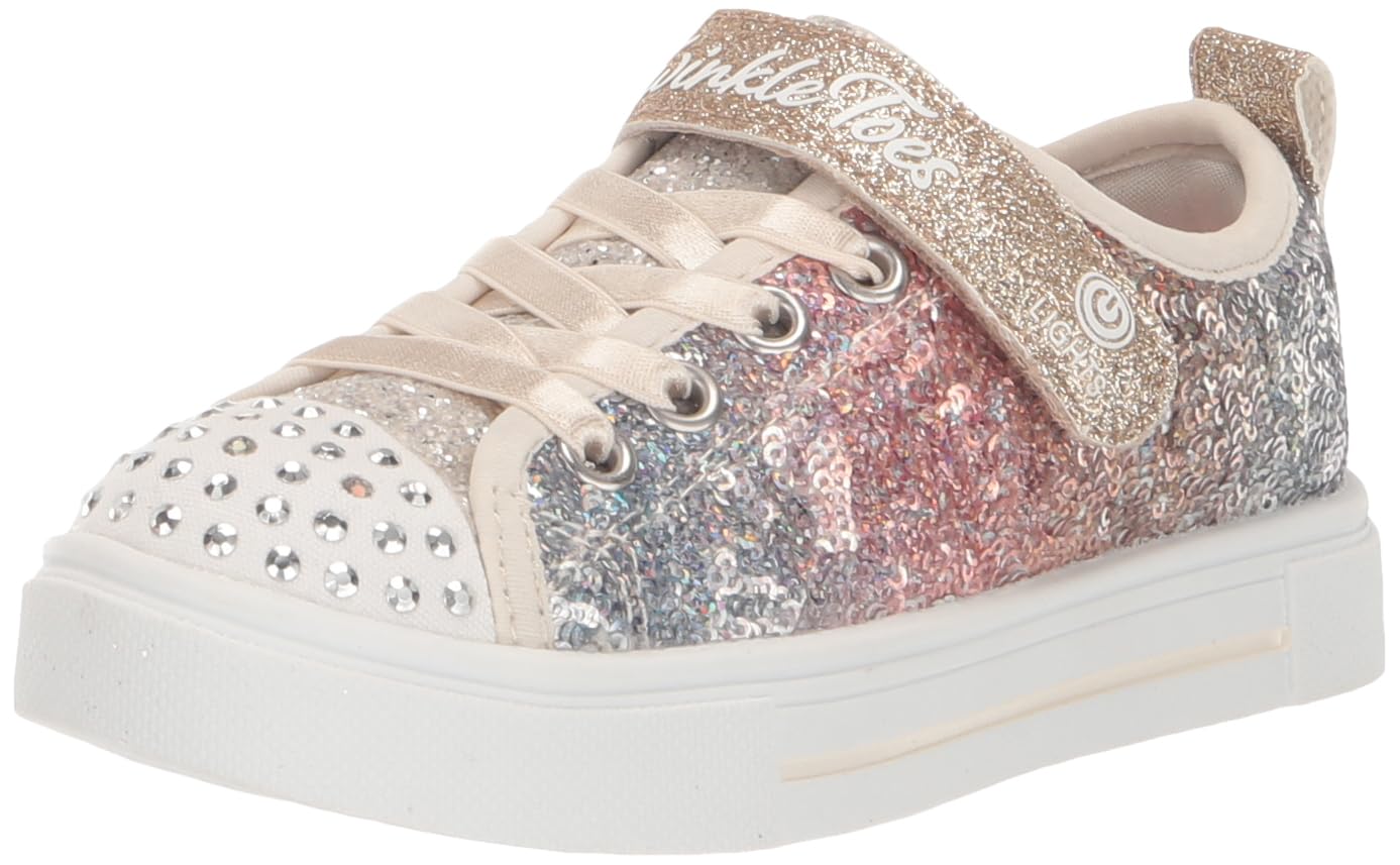 Skechers Unisex-Child Twinkle Sparks-Sequin Flash Sneaker