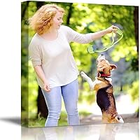 Personalized Custom Canvas Prints, Turn Photos into Stunning Framed Wall Art, Aluminium Photo Frame with Free Custom Engraving, Perfect for Home Decor, Thanksgiving Christmas Gifts (Framed Canvas Print, 10