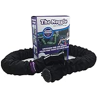 The Noggle, 10ft - Kid's Personal Air Conditioning System, Made in USA, Directs Cool Air to Children in the Backseat - Air Conditioning Vent Hose for Vehicles, Making the Back Seat Cool Again - Black