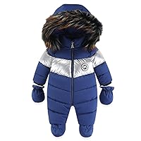 Newborn Baby Boy Winter Snowsuit Infant Girl Snow Suit Toddler Winter Warm Coat
