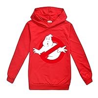 Kids Boys Girls Long Sleeve Ghostbusters Tops,Casual Pullover Hoodies Novelty Hooded Sweatshirts(2-16Y)