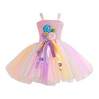 Toddler Girls Dress Summer Fashion Dress Princess Dress Casual Dress Tutu Mesh Dress Outwear Dinosaur Dress Girls